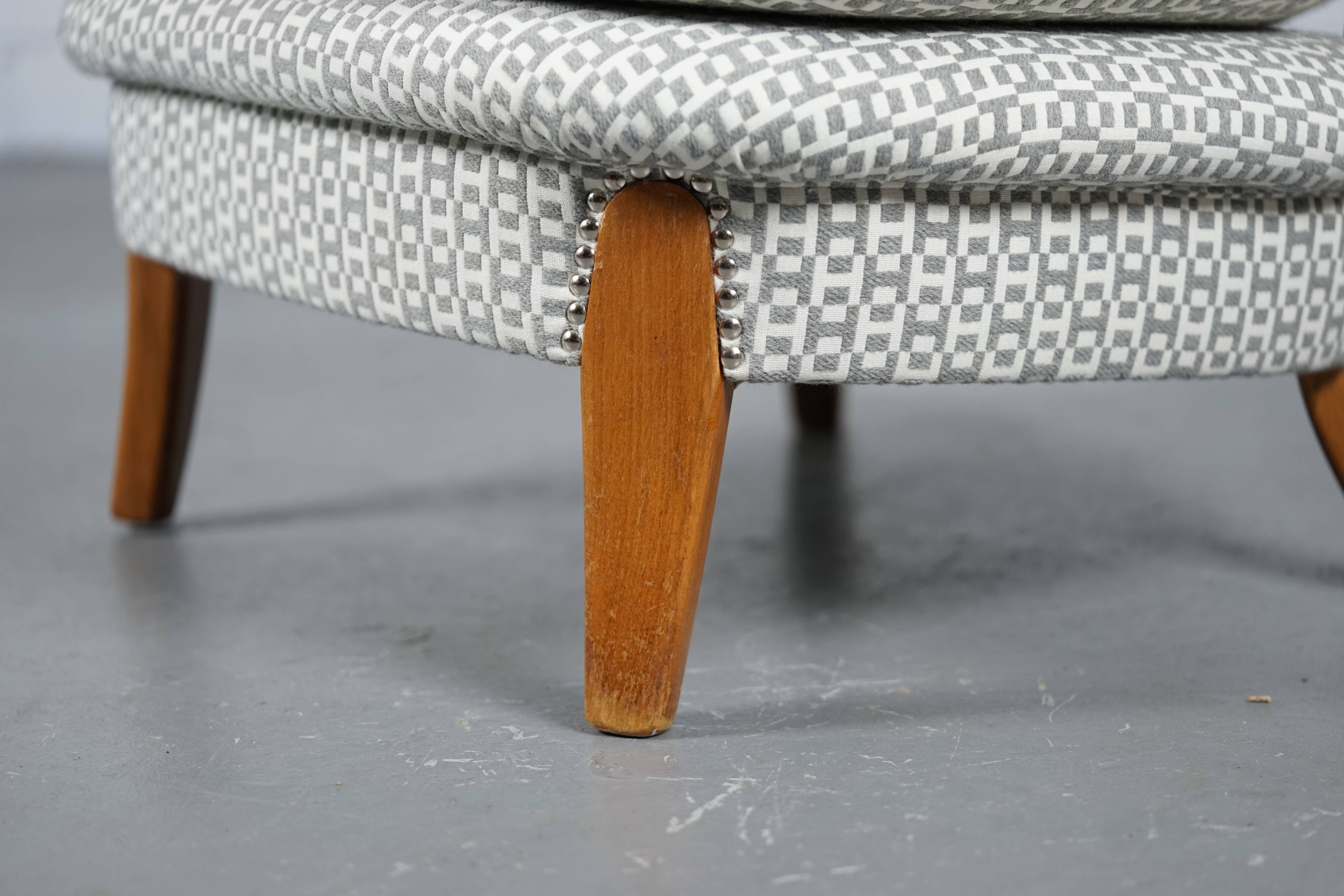 Hermès Upholstered Lounge Chair by Otto Schulz for Boet