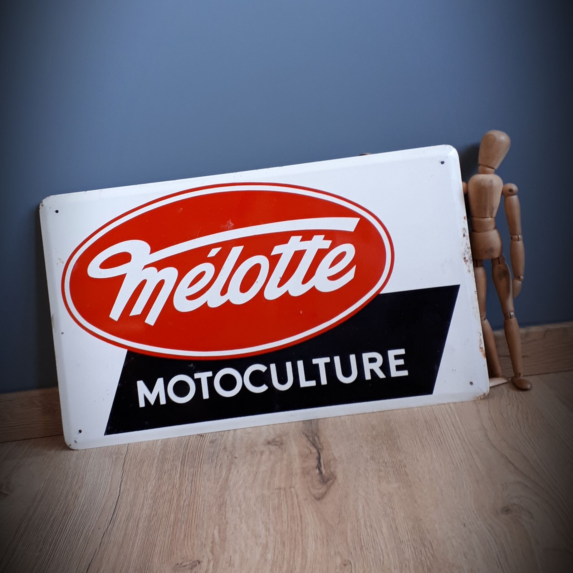 Melotte advertising plate