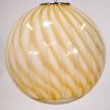 Murano glass pendant lamp by Venini - 1960s