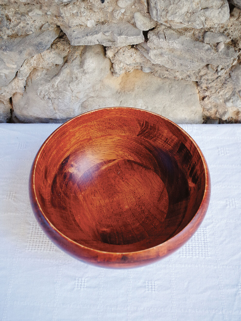 Mahogany bowl