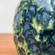 Mid-Century West German vase in WGP Fat Lava pottery by Scheurich, 1960s.