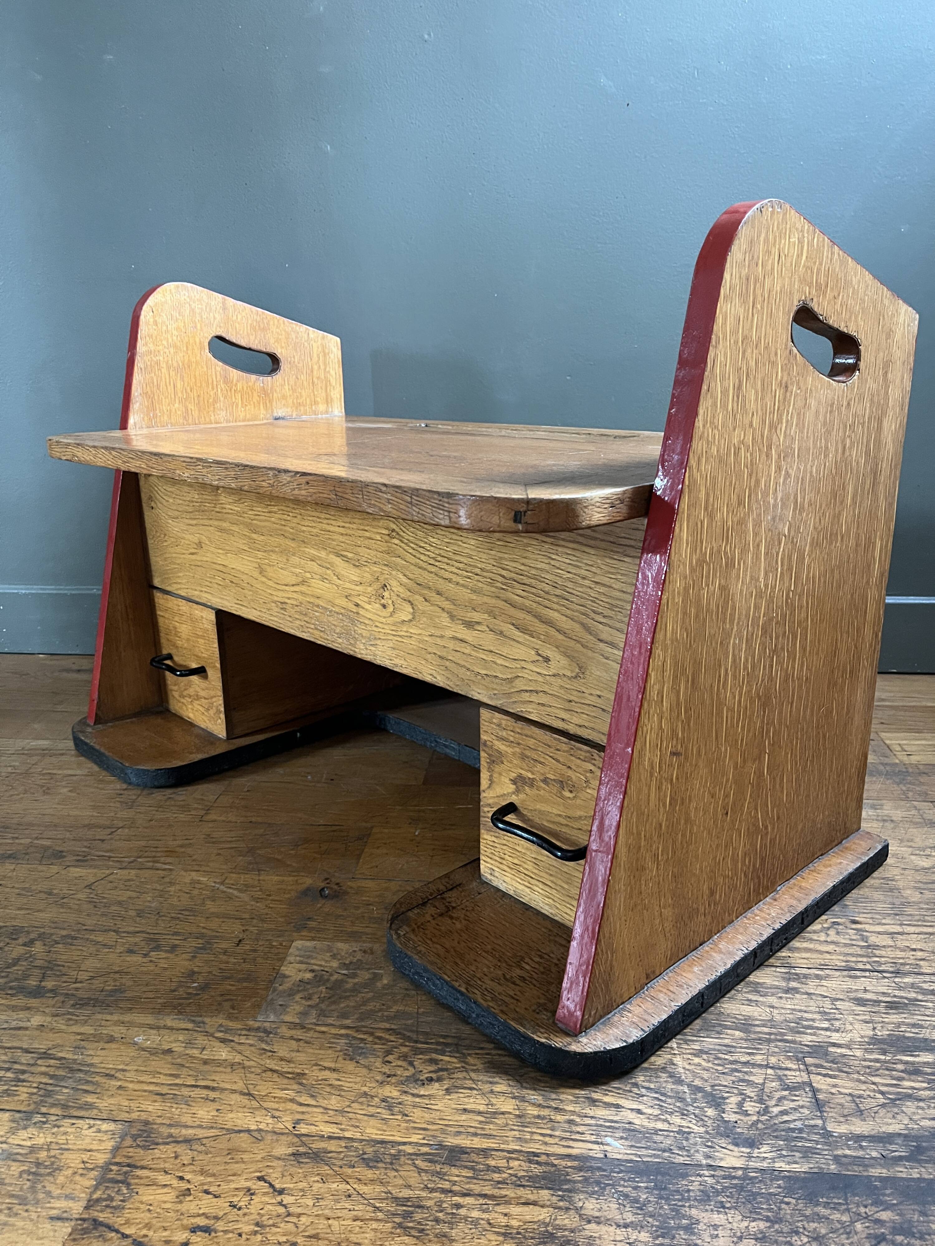 Vintage storage bench