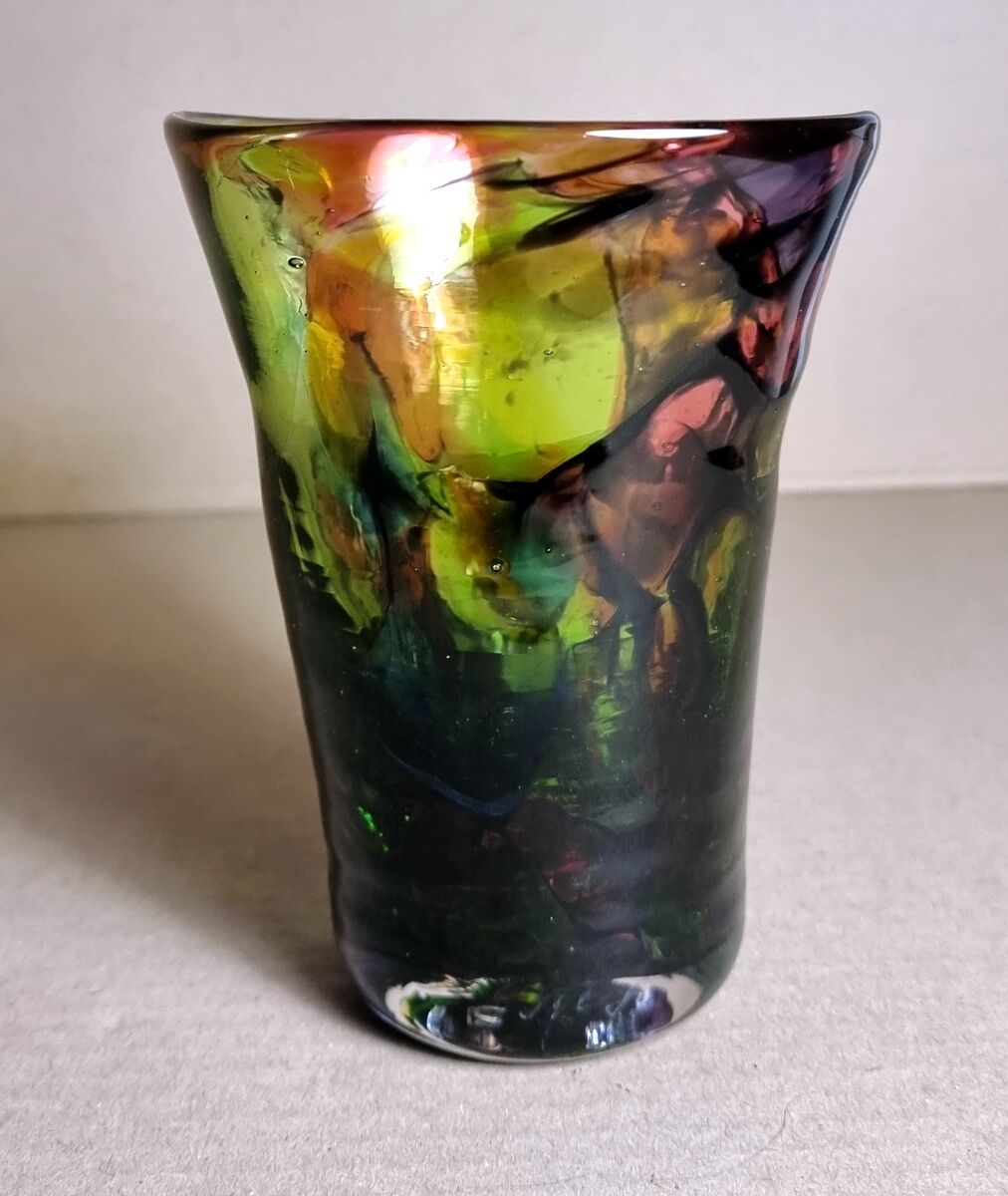 Multicolored Murano vase