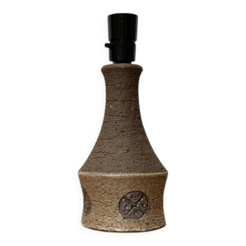 Mid-century Danish workshop pottery table lamp, 1960s.