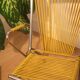 Fauteuil scoubidou jaune pour enfant