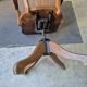 Fauteuil de bureau americain en chene reglable 1950