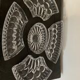 Crystal serving dish