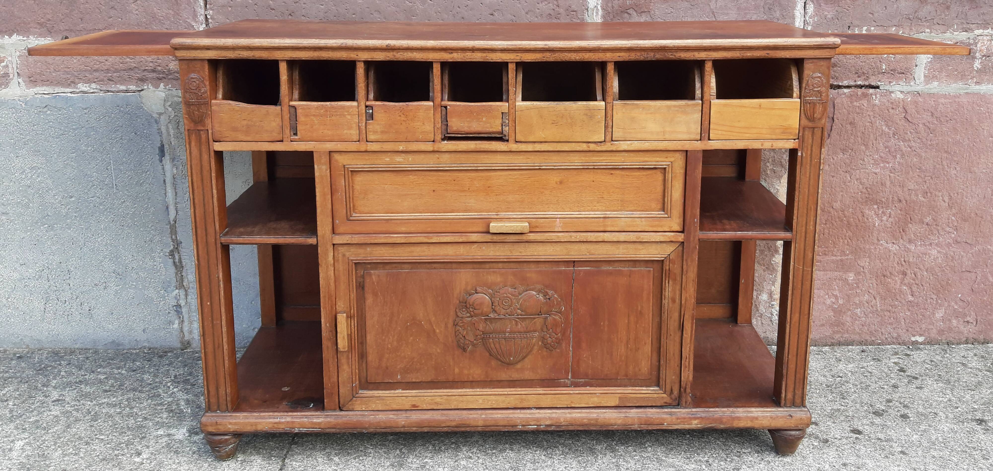 1950s restaurant serving trolley (serving console or coffee cabinet)