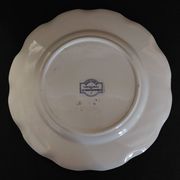 Sarreguemines earthenware plate with Marine decor late 19th century early 20th century