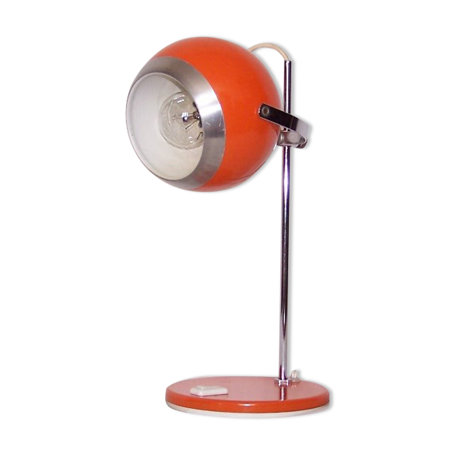 Lamp ball orange eye - 60's