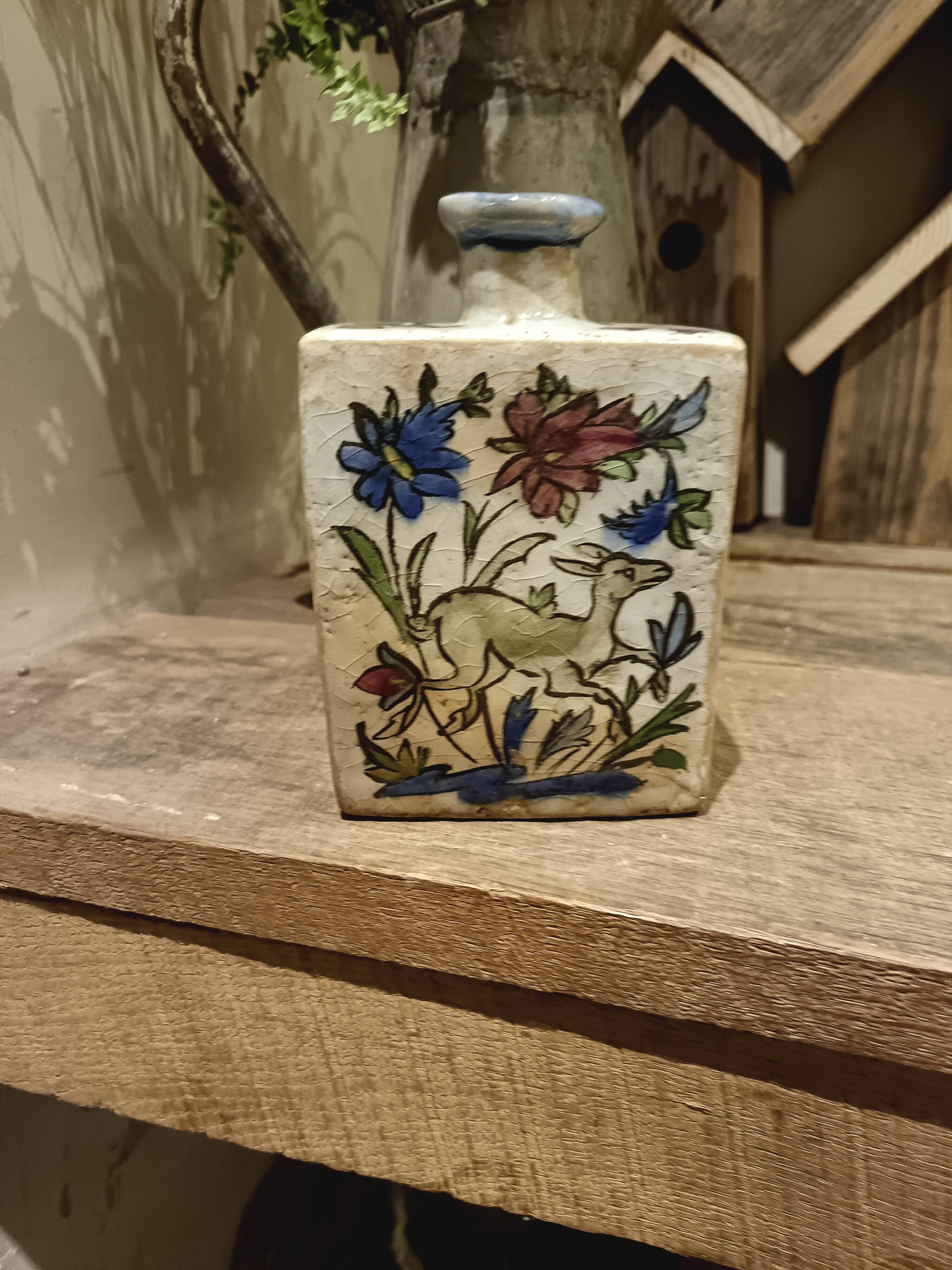 Persian Iznik bottle