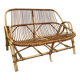 Vintage rattan bench