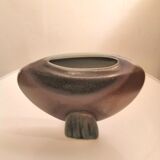Ceramic lentil vase signed by a dove design 60s