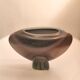 Ceramic lentil vase signed by a dove design 60s