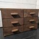 Antique workshop furniture with 6 drawers