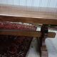 Solid wood monastery table