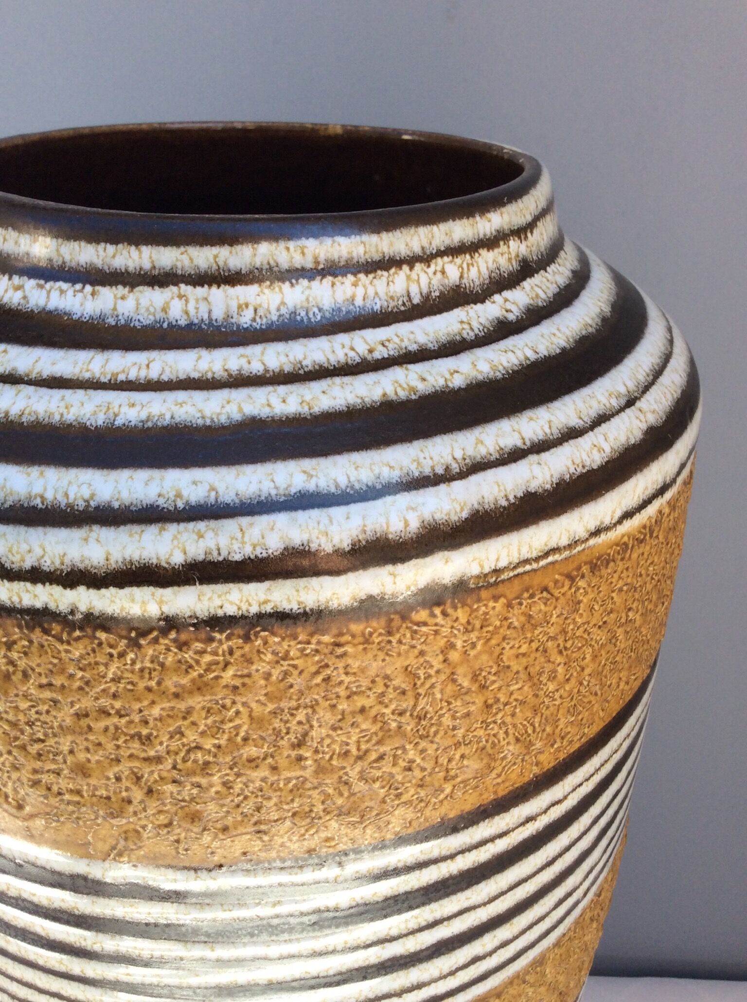 Xxl West Germany ceramic vase, 1960s