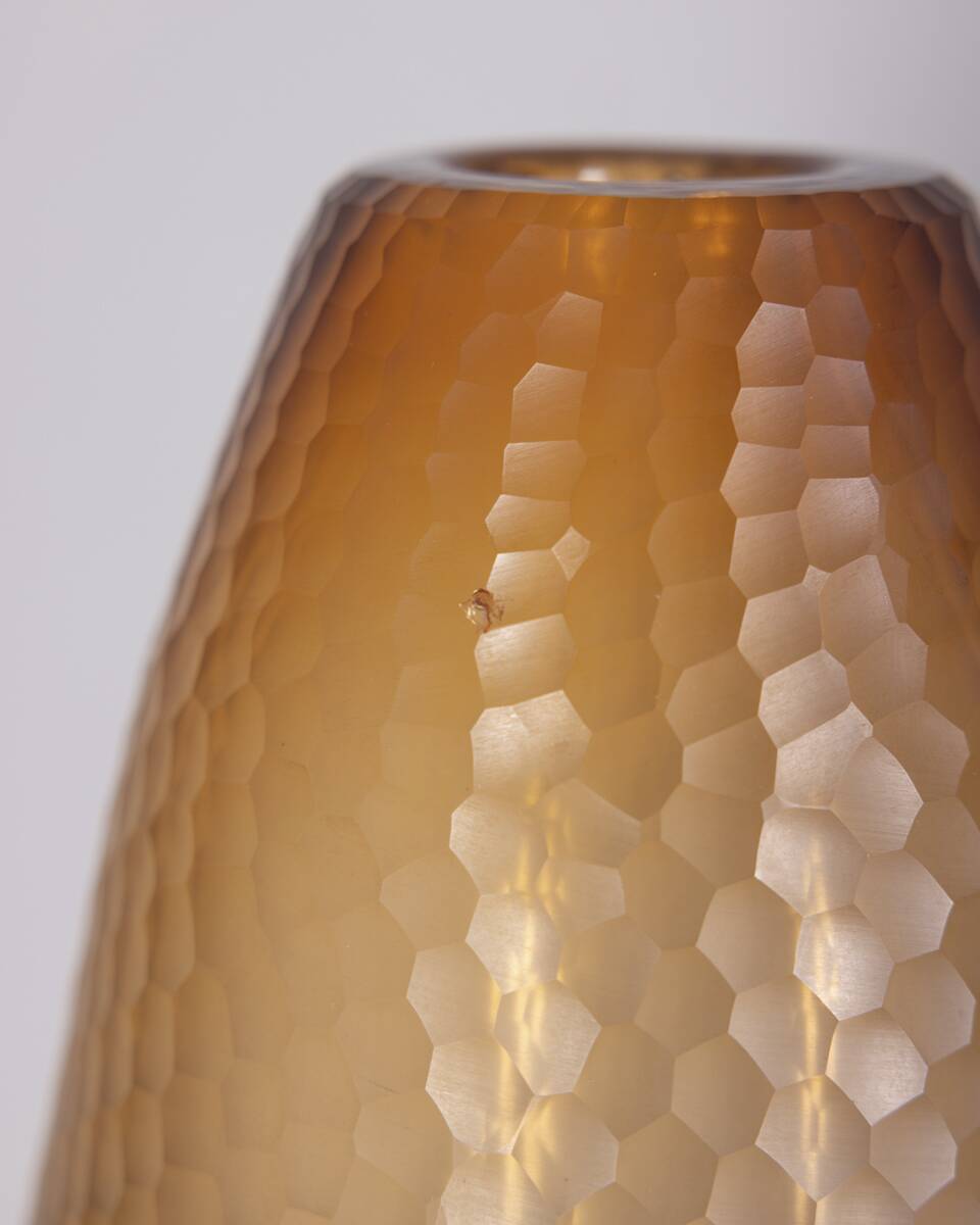 LARGE VINTAGE MURANO GLASS VASE FROM THE 1950S DESIGNED SCARPA FOR VENINI