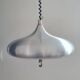 Brushed aluminum pendant light 1970