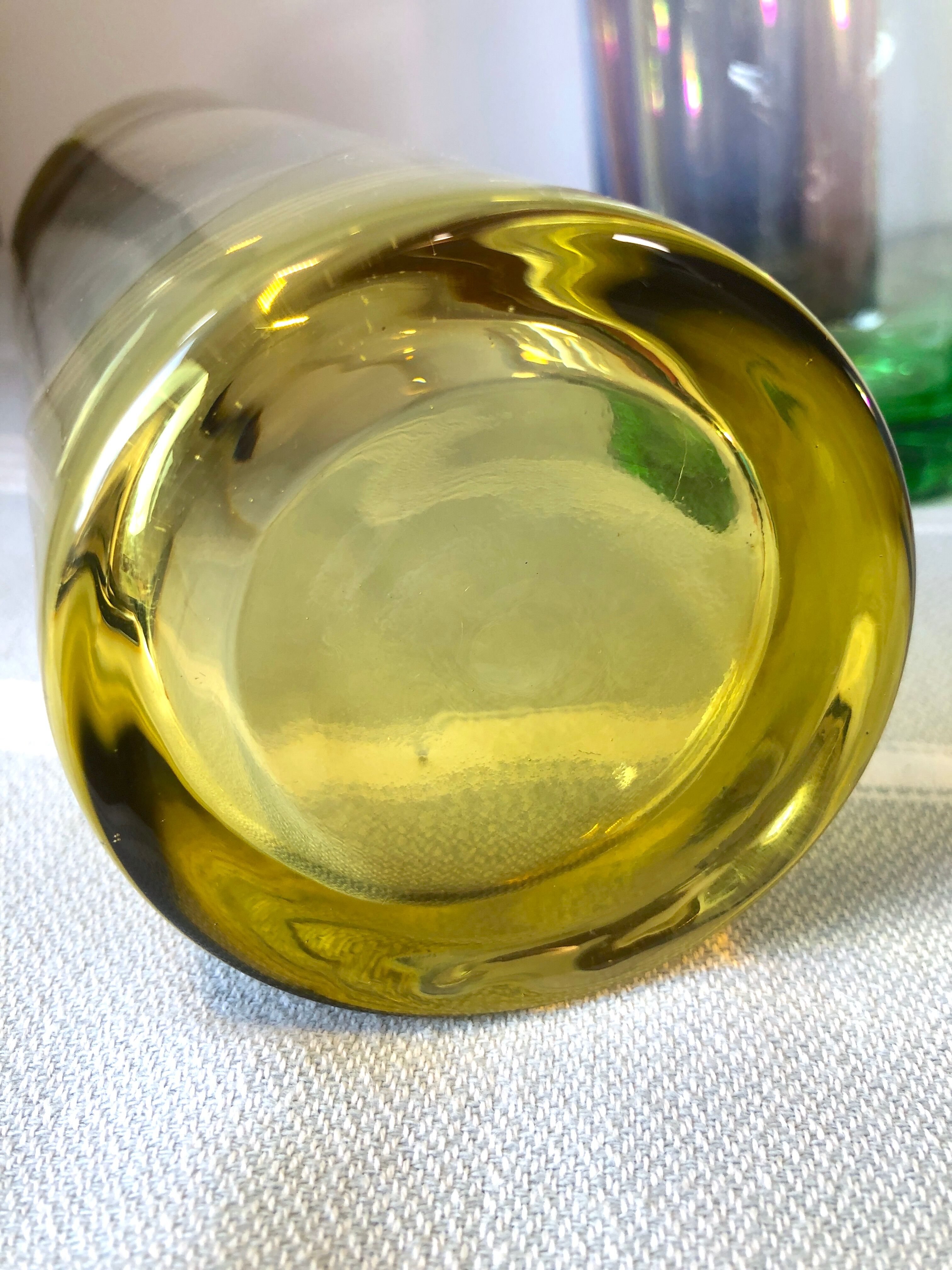 Vintage colorful design glasses year 70-80