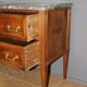 Commode Sauteuse Louis XVI en Noyer Fin XVIIIe