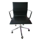Eames Aluminium Group office chair, ICF edition, black leather, year