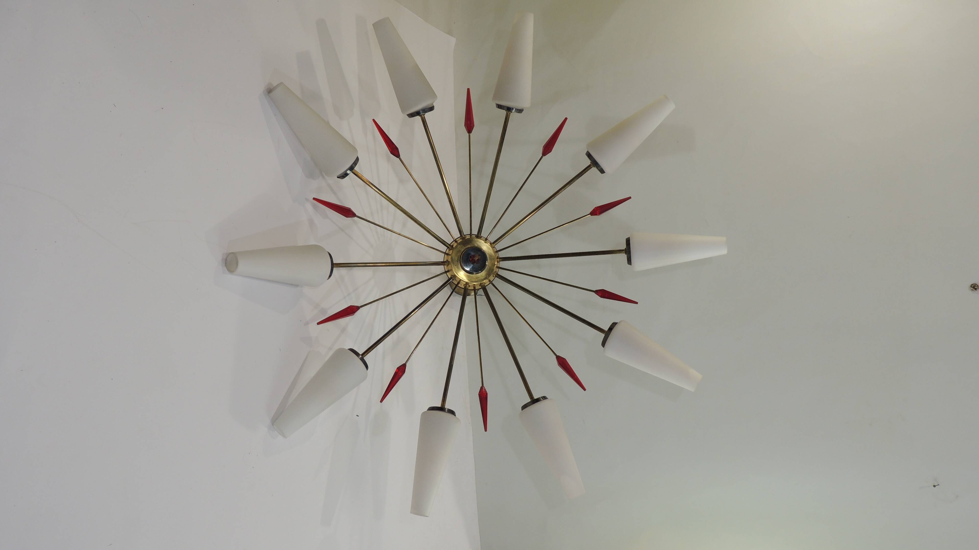 Chandelier/Arlus Lunel/old French from the middle of the last century/10 lights