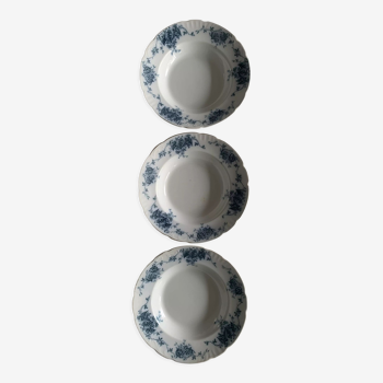 Set 3 hollow plates in English porcelain Johnson Bros