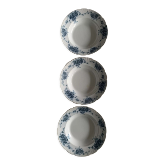 Set 3 hollow plates in English porcelain Johnson Bros