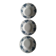 Set 3 hollow plates in English porcelain Johnson Bros