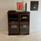Oak showcase from the 50s
