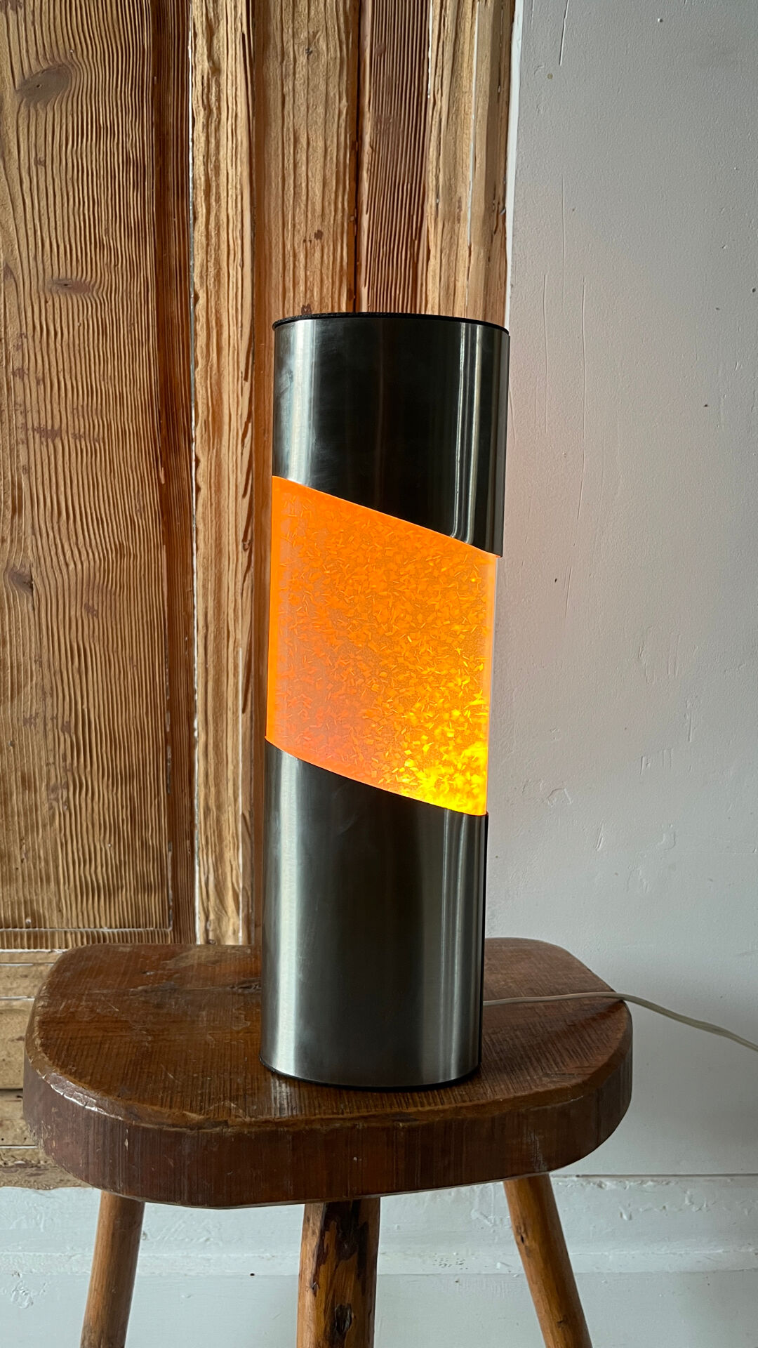 Lampe à paillette Space Âge
