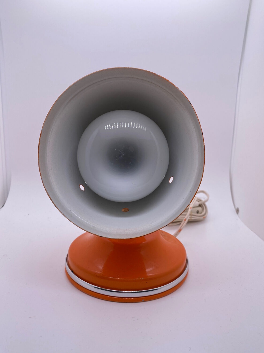 Orange vintage table lamp