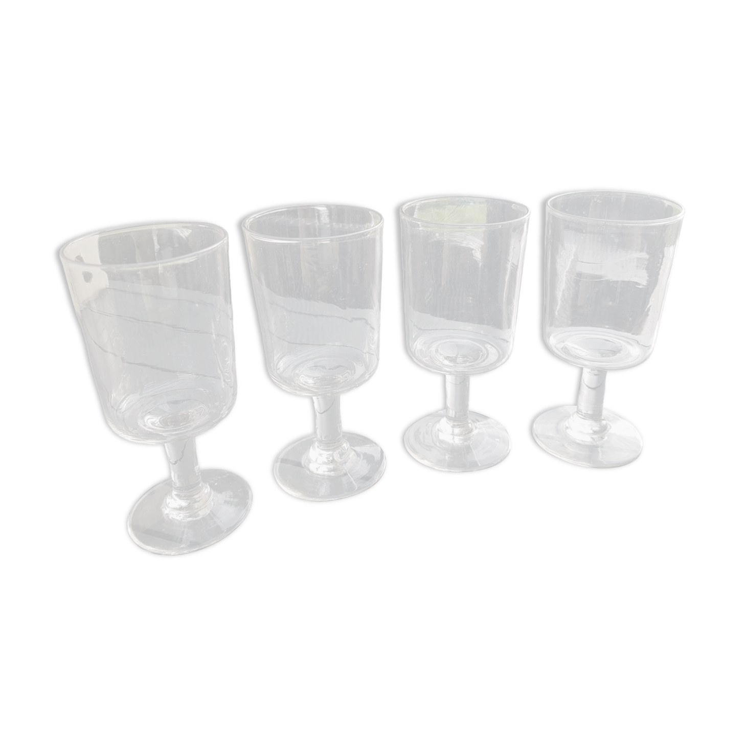 Set of 4 stemmed glasses