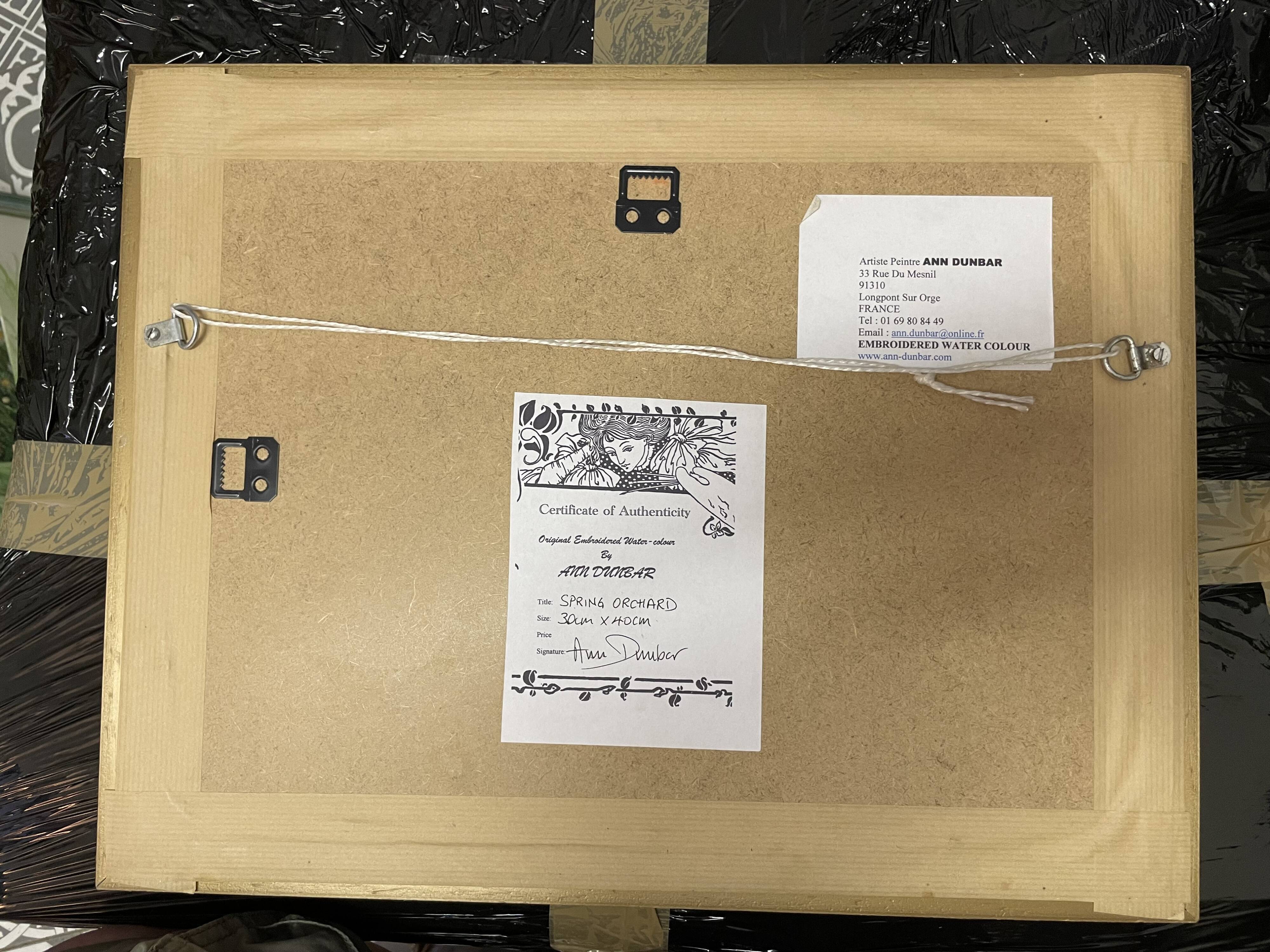 Watercolor ann dunbar "spring orchard" 30x40 cm