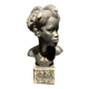 Sculpture of a black woman in plaster