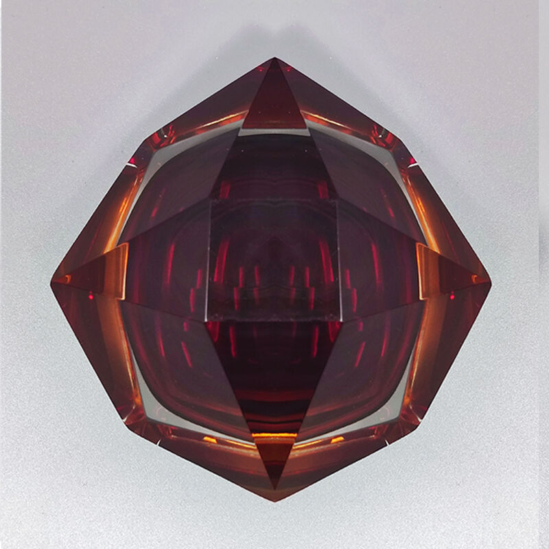 1960s Gorgeous Brown Ashtray or Catchall by Flavio Poli for Seguso. Made in Italy