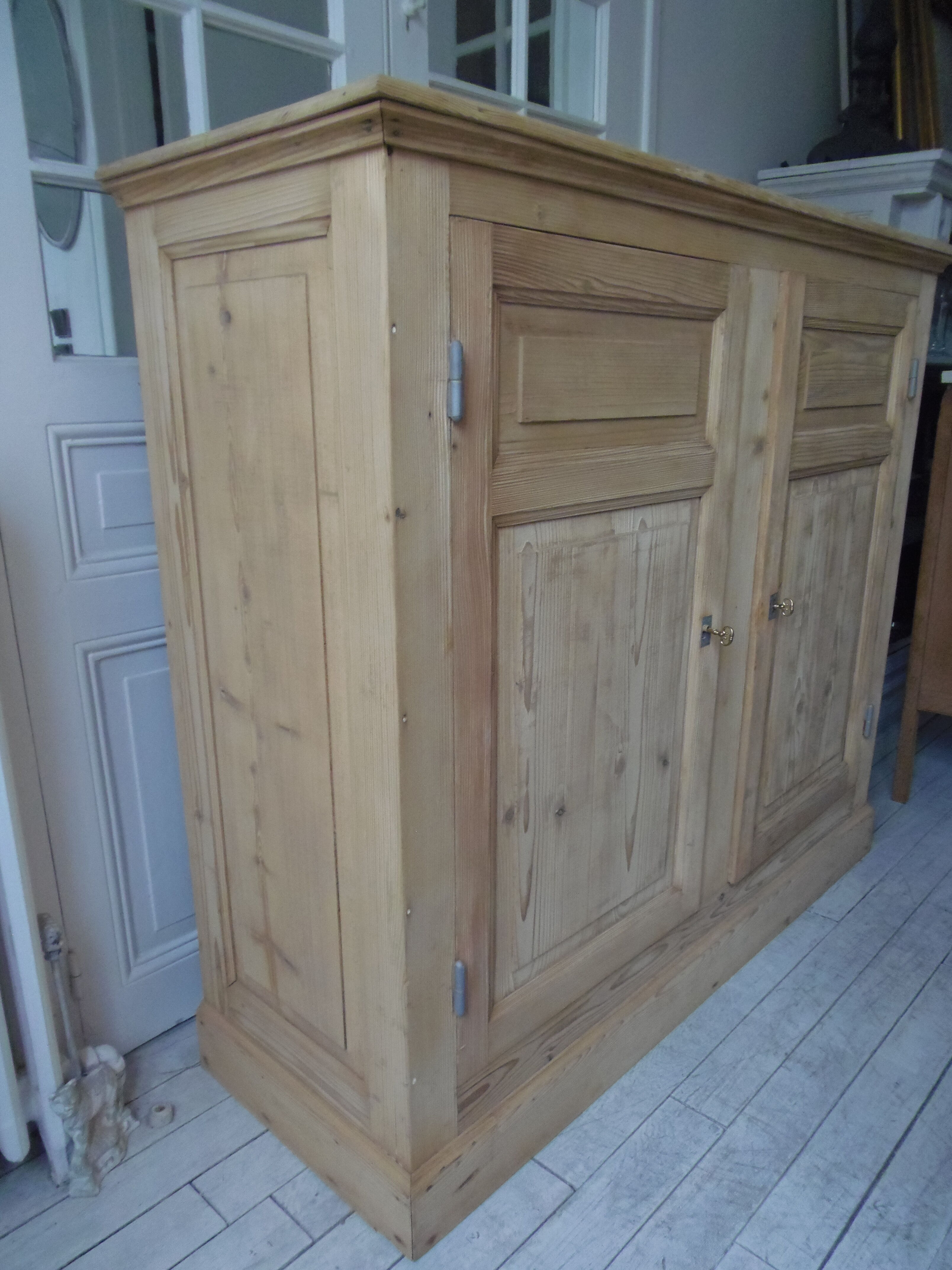 Vintage sideboard in raw pitchpin