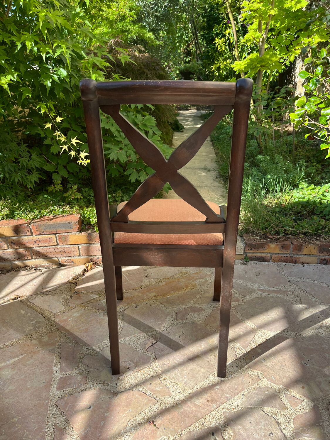 Set of 3 antique wooden chairs