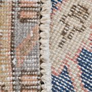 Navy blue vintage rug 317x220cm