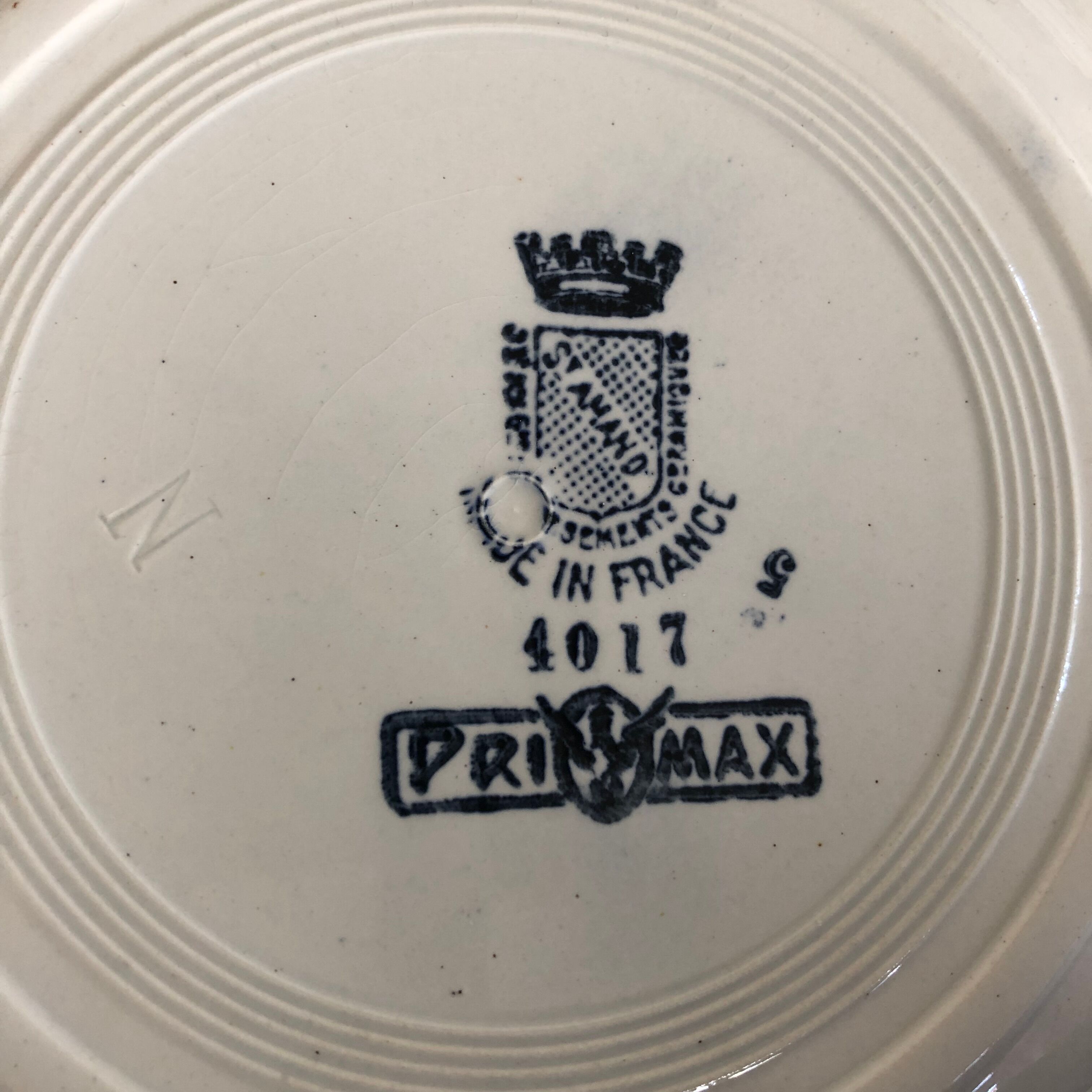 Three hollow plates Saint Amand - Primax