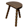 Tabouret tripode demi-lune vintage 1950