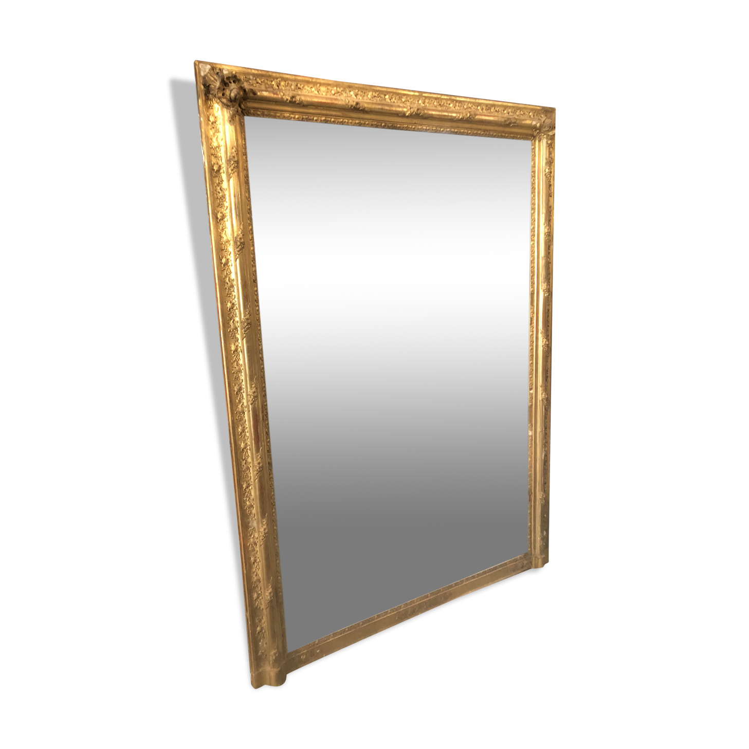 Miroir doré 140x205cm