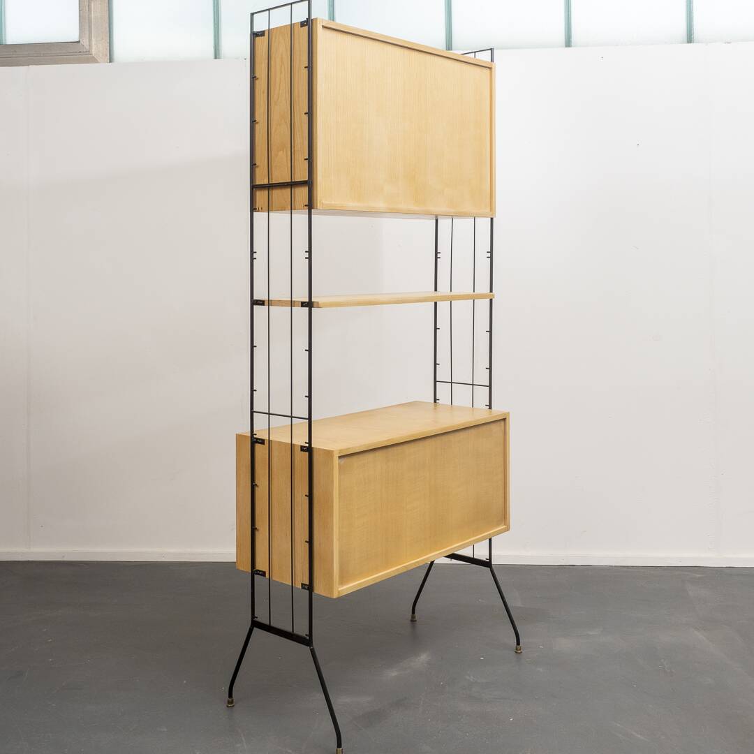 Etagère avec caisson de rangement, années 60