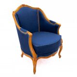Bergère armchairs, France, circa 1920. After renovation.