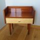 Spindle-legged bedside table