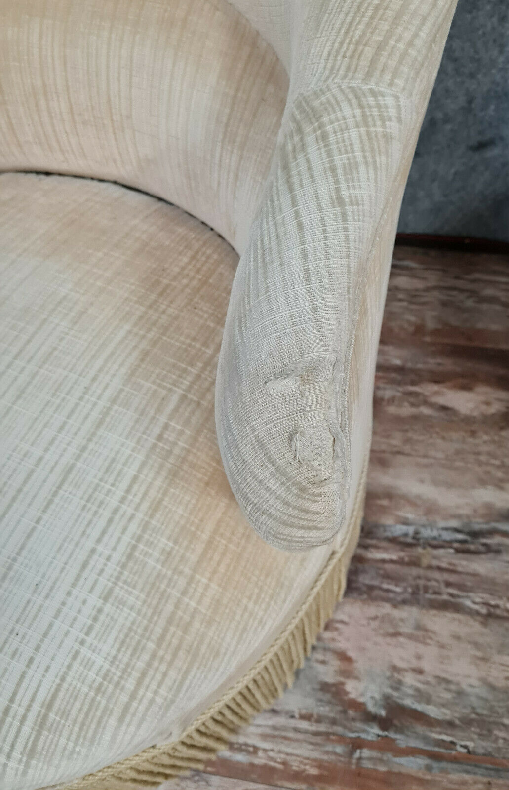 pendant of Napoleon III era toad armchairs in Velvet of Genoa