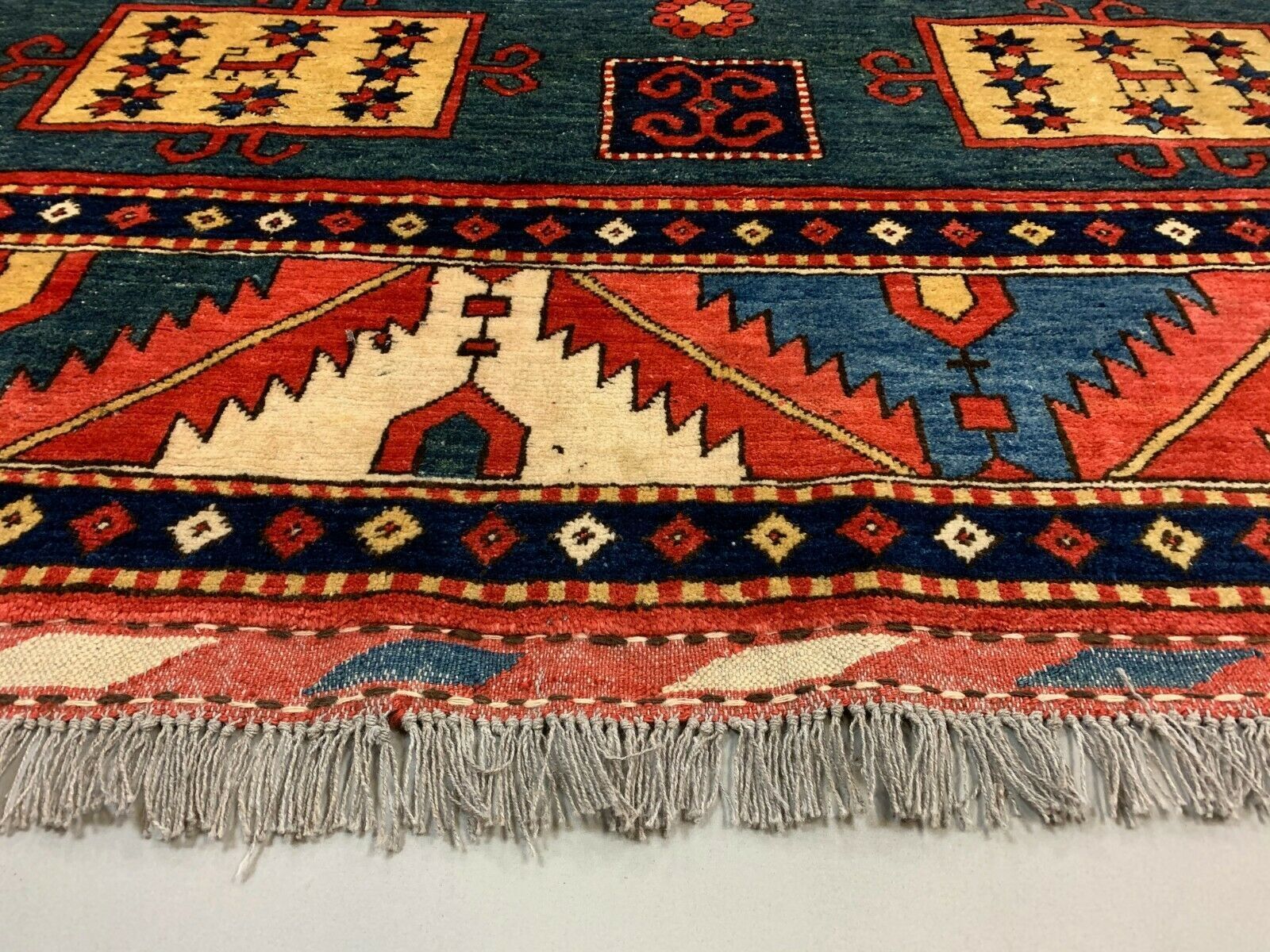 Kazak rug 300x238 cm afghan