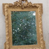 Mirror with molded pediment in Louis XVI style