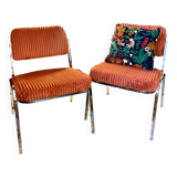 Pair of revalued armchairs